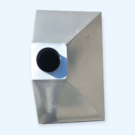 Зонт пристенный с шиной 1000*600h400 150мм